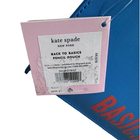 Kate Spade Back to Basics Pencil Pouch NWT - Picture 4 of 5